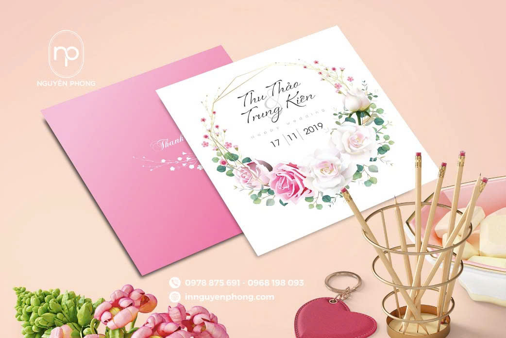In thiệp cưới giá rẻ tại Nguyên Phong 